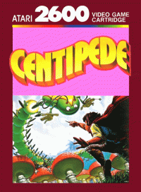 Centipede Atari 2600 US box art